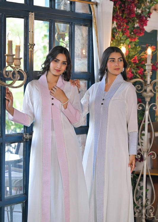 Korean Vibes Cotton 60x60 Long Inner & Bottom with Hand Tagai Work